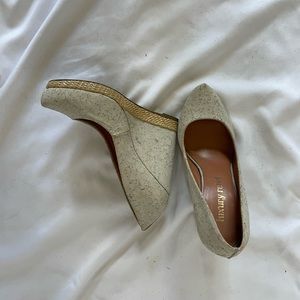 Luxury Rebel tan heels, size 7.